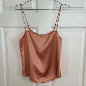 BABATON Satin Spaghetti Strap Tank